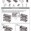 Secaplato Metálico de Dos Niveles con Bandeja y Soporte para Tabals de Cortar