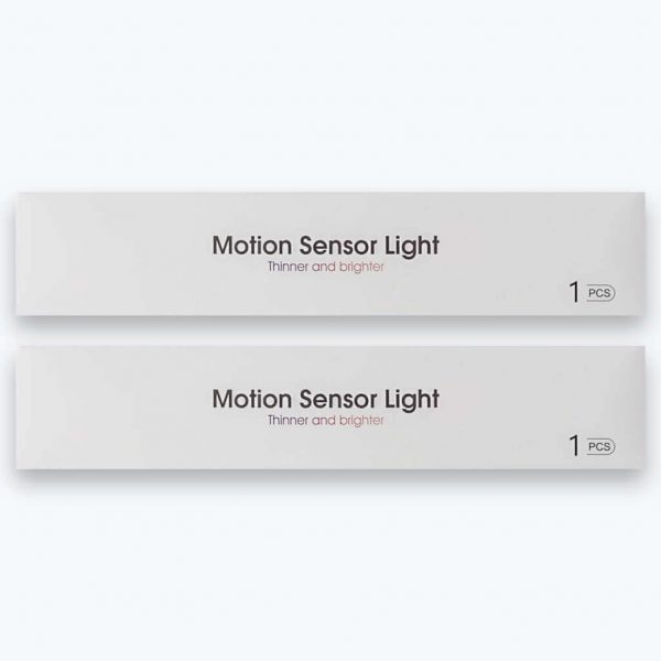 2x23cm AutoLuz LED con Batería Desmontable | Sensor de Movimiento & Carga USB-C (2 Unidades)